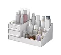Organisateur De Maquillage avec Tiroir Boîte à Bijoux de Bureau | Rangement Cosmétique Bureau pour Plan de Toilette Salle de Bain Bureau Femme Parfum et Soins Visage