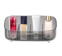 Organisateur de maquillage de bureau, boîte de rangement à bijoux, organiseur de maquillage de table, élégant support de maquillage de salle de bain, présentoir de maquillage multifonction pour fard à