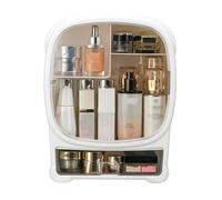 Organisateur de Maquillage et Rangement Boîte de Rangement cosmétique Mural Contrôle de la Peau Berceau de Rangement de Rangement de bernis Organisateur de boîte à cosmétiques(Color:White)