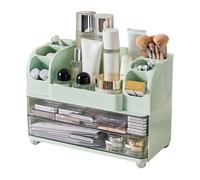 Organisateur de maquillage - étagère de rangement cosmétique pour la médecine, articles de toilette, bijoux, organisateur de bureau décoratif avec conception multi-compartiment, étagères de fourniture