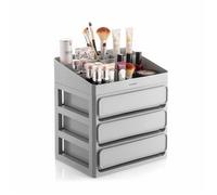 Organisateur de maquillage - Makeser - InnovaGoods - Gris - 3 tiroirs - Plateau amovible