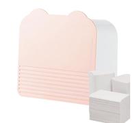 Organisateur de maquillage mural - Rangement pour serviettes hygiéniques, boîte à double grille rabattable avec couvercle anti-poussière | Conteneur de rangement de salle de bain pour boules de coton,