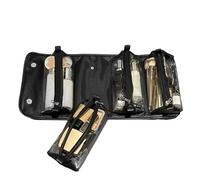 Organisateur de maquillage portable, trousse de maquillage enroulable - Trousse de toilette à compartiment - Sac à cosmétiques enroulable étanche et Portable pour femmes, organisateur de trousse de ma