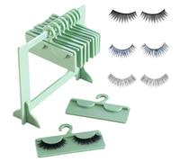 Organisateur de maquillage pour cils - support d'extension, rack en acrylique | Porte-dégagement avec plusieurs emplacements pour les stylistes de cils professionnels, support décoratif de fausses app