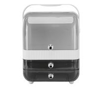 Organisateur de Maquillage pour vanité, Vitrine de Cosmétiques en Pet, Support de Soins de la Peau, Boîte de Rangement pour Comptoirs de vanité de Chambre et de Salle de Bain