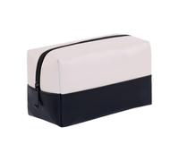 Organisateur De Maquillage Voyage | Étui en Cuir PU avec Motif Color Block,Trousses De Maquillage Imperméables Grande Capacité,pour Femmes Hommes Maison Camping Voyage d'affaires Sport Vacances