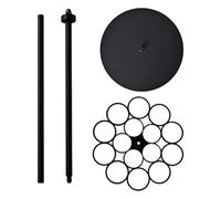 Organisateur de médailles - Montage mural, Construction en acier robuste, Conception à plusieurs niveaux | Vous la capacité de collecter des trophées, Décoration motivante pour les athlètes, les