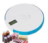 Organisateur de médecine numérique - planificateur de tablette intelligente, conteneur automatique de pilules | Système d'alarme de dosage électronique de grande capacité, dispositif de rappel de médi