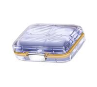 Organisateur de médicaments adapté aux voyages - Pour 7 jours - Avec design divisé - Pour les patients âgés et chroniques - Résistant à l'humidité