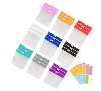 Organisateur de médicaments anti-fuite avec fermeture éclair, marqueurs à code couleur, solution peu encombrante pour le stockage des objets, rangement coloré des médicaments de voyage
