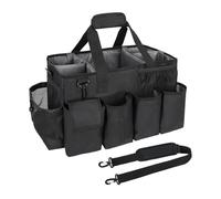Organisateur de Nettoyage Multi-Usages - Poignée de Sac à Outils Amovible, Support de Sangle d'épaule, Rangement Léger et Structuré | Sac de Transport Pratique pour Camping, Salle de Bain, Maison