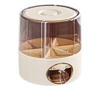 Organisateur de nourriture sèche - récipient de riz multi-grille avec 6 compartiments, stockage hermétique | Seau de cuisine à céréales pour sucre céréales légumineuses farine lentilles étagère