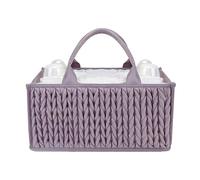 Organisateur de panier à couches, panier de rangement pour couches pour bébé - Poubelle de rangement pour de bébé - Panier de douche pour, organisateur de caddie à avec poignées p