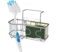 Organisateur de panier d' vier de cuisine Simple Houseware pour porte- ponge brosse Chrome