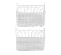Organisateur de Panier de Congélateur 2 Pièces, Matériau en Fil D'acier, Séparateur de Rangement en Fil Métallique pour Réfrigérateur, pour Armoires, (L63 cm X L27 cm X H29 cm