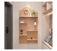 Organisateur de panneau perforé en bois - Solution de rangement polyvalente pour le bureau à domicile, la cuisine, le garage et la salle d'artisanat