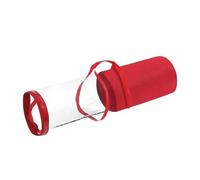 Organisateur de papier cadeau | Porte-rouleau décoratif de Noël avec fermeture éclair | Conteneur de décoration de fête pour rubans et accessoires maison