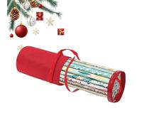 Organisateur de papier cadeau - Support de décoration de Noël - Sac de rangement - Récipient décoratif portable pour bijoux, rouleau de papier cadeau, ruban cadeau, maison, fête, sous-lit