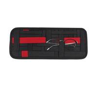 Organisateur de pare-soleil de voiture, panneau multi-poches élastique, porte-lunettes de soleil de voiture, avec organisateur de soleil, pour carte de permis stylo clé casque Sedan SUV Navetteurs