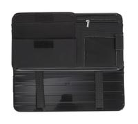 Organisateur de Pare-soleil Voiture Multi-compartiments Abs Pu Noir