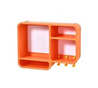 Organisateur De Parfum Boîte de rangement cosmétique murale perforée gratuite étagère de salle de bain boîte de rangement rouge à lèvres conteneur de soins de la peau 1 paquet Organisateur De Bureau(B