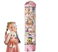 Organisateur de peluches en tube - Tube transparent avec lumières LED | Rangement pratique pour jouets en peluche, idéal pour décorer la chambre des enfant, économiser de l’espace et garder les peluc