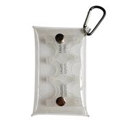 Organisateur de pièces Japonais | Trieur de pièces Japonais | Porte-Monnaie Portable avec 6 Fentes pour Voyages extérieurs Shopping Exposition, Transparent, Consulte la descripción, Voir