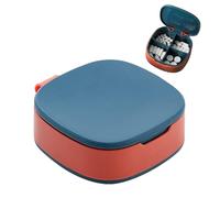 Organisateur De Pilule De Voyage - Étui À Petite, Titulaire De Médicament Portable | Boîte De Rangement À Vitamines Multi-compartiments, Récipient De Médicament De Poche Pour Usage De
