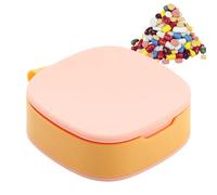 Organisateur De Pilule De Voyage - Étui À Petite, Titulaire De Médicament Portable | Boîte De Rangement À Vitamines Multi-compartiments, Récipient De Médicament De Poche Pour Usage De