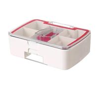 Organisateur de pilules avec cutter, petit étui pour médicaments, coupe-pilules et moulin à pilules | Coupe-pilulier pour petites ou grandes pilules