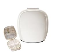 Organisateur de pilules - Boîte de rangement hebdomadaire avec étiquettes | Boîte à pilules, design en polypropylène scellé, récipient résistant à l'humidité pour compléments alimentaires et petites