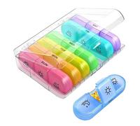 Organisateur de pilules de médicament, conteneurs à pilules - 21 grilles Pill Case Pocket Travel Pill Organizer,Organisateur de supplément sûr et pratique pour les voyages, les voyages d'affaires