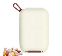 Organisateur de pilules de voyage, boîte à pilules - Maisons de voyage étanche à l'humidité de la pilule | Boîte d'huile de poisson avec serrure de sécurité, suppléments portables conteneur p