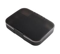 Organisateur de pilules de voyage : étui et récipient hermétique professionnel de qualité, support extra large résistant à l'humidité pour le stockage de médicaments portable d'entreprise, dis