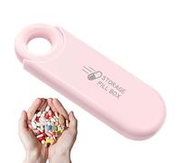 Organisateur de pilules de voyage, Organisateur de médicaments | Conteneur de pilules | Porte-pilules quotidien de voyage, Porte-pilules scellant portable avec grilles de supplément