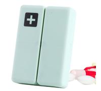 Organisateur de Pilules de Voyage - Pilulier Magnétique Pliable | Pilulier Semainier Portable 7 Jours pour Médicaments Suppléments Vitamines | Pochette Portefeuille Voyage Utilisation Quotidienne