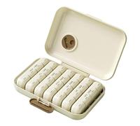 Organisateur de pilules hebdomadaire - Diviseur PlasticC, étui multi-grille à grande capacité | Boîte à pilules de 7 jours pour trois doses quotidiennes, titulaire de médicament portable pour les