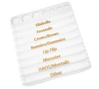 Organisateur de pilules vertical efficace, plateau de seringue facile d'accès avec 8 compartiments pour étiquettes, récipient de rangement de grande capacité, organisateur de pilules