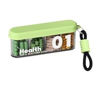 Organisateur De Pilulier De Voyage,Boîte De Rangement Et Dispensateur De Comprimés - Porte Médicaments Et Comprimés Pour Maison Travail Camping Vacances Usage Quotidien