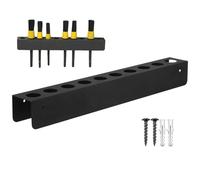 Organisateur de Pinceaux Auto Acier - 40,6 cm Support de Pinceaux Entretien Auto, Support à Pinćeaux de Détail 10 Pinćeaux, Compact | Suppoŕt de Détail Durable pour Préparation Automobile,