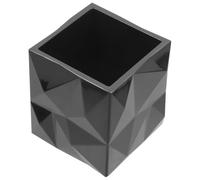 Organisateur de Pinceaux de Salon, Pot à Crayons en Résine | Format Compact Multi-usage, pour Bureau, Salle de Bain, Chambre, Poignées de Peigne et Mascara