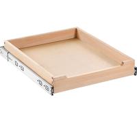 Organisateur de placard extensible VEVOR Fond de tiroir (432 x 533 x 76 mm), fond de tiroir en bois et monté sur le côté, pour cuisine, garde-manger et salle de bain
