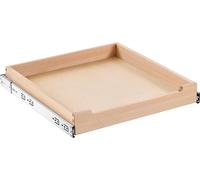 Organisateur de placard extensible VEVOR Fond de tiroir (508 x 533 x 76 mm), fond de tiroir en bois et monté sur le côté, pour cuisine, garde-manger et salle de bain