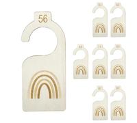 Organisateur de placard pour chambre de bébé - Organiseur de garde-robe pour bébé, séparateurs de vêtements pour bébé | Adorable étiquette de séparation suspendue pour décoration de chambre d'enfant,