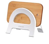 Organisateur De Planche À Découper - Rangement Ustensiles, Porte-couvercles Métallique | Support Multifonction Pour Couvercles, Agencement De Comptoir Sans Perçage, Support Incliné De Cuisine Pour Éco