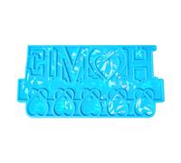 Organisateur de porte-clés en silicone résistant à l'usure, moules élégants pour fabrication de bijoux pour suspension de maison