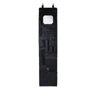 Organisateur de porte de casier - Organisateur de placard suspendu pour chambre à coucher, gymnase, dortoir, espace de conception compact Économie avec miroir, cintre de rangement multiple pour