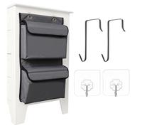 Organisateur de porte, rangement arrière pour portes - Cintres vertical imperméable Support mural pour chambre, salle de bain, cuisine, entrée, crèche, armoire