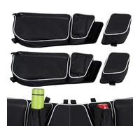 Organisateur De Portière De Voiture Avec Poche Latérale - Pochette Porte-Objets pour Intérieur Auto | Pochette Pour Portière | pour Voyage sur la Route, Trajets Quotidiens, Véhicule, SUV, Camping Car