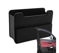 Organisateur de Portière de Voiture | Poubelle de Voiture et Boîte de Rangement,Organisation Pliable en Simili Cuir avec Rangement pour Porte Smartphones Bouteilles Voyage